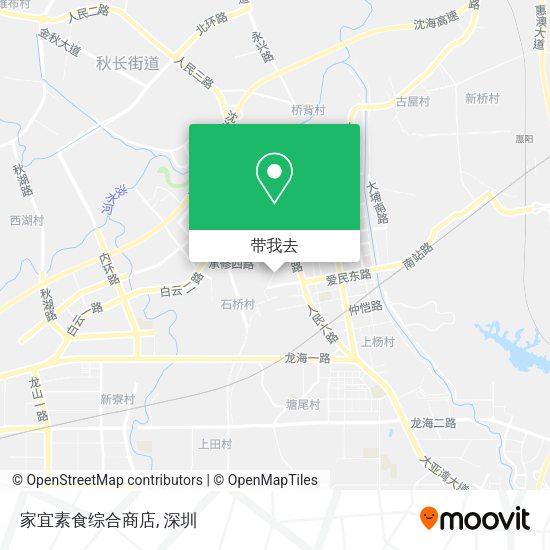 家宜素食综合商店地图