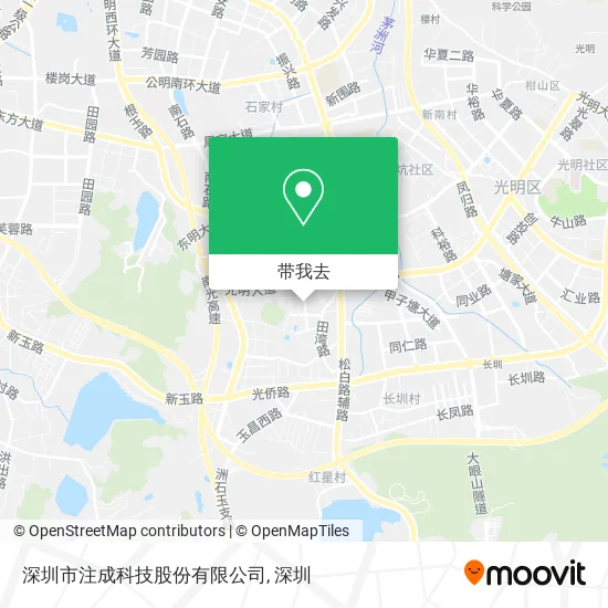 深圳市注成科技股份有限公司地图