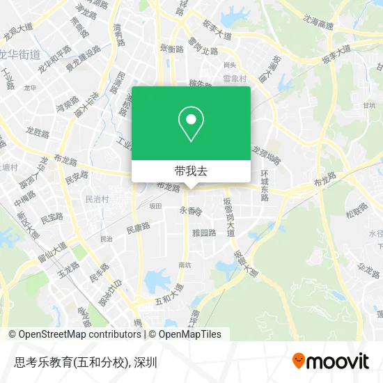 思考乐教育(五和分校)地图