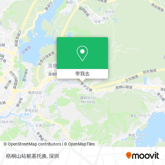 梧桐山站桩基托换地图