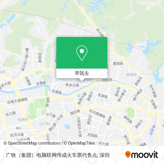 广铁（集团）电脑联网伟成火车票代售点地图