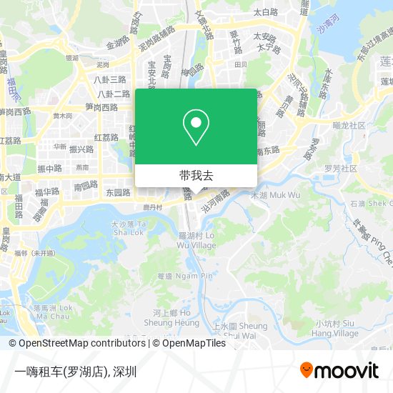 一嗨租车(罗湖店)地图