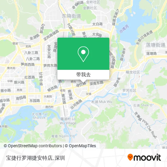 宝捷行罗湖捷安特店地图