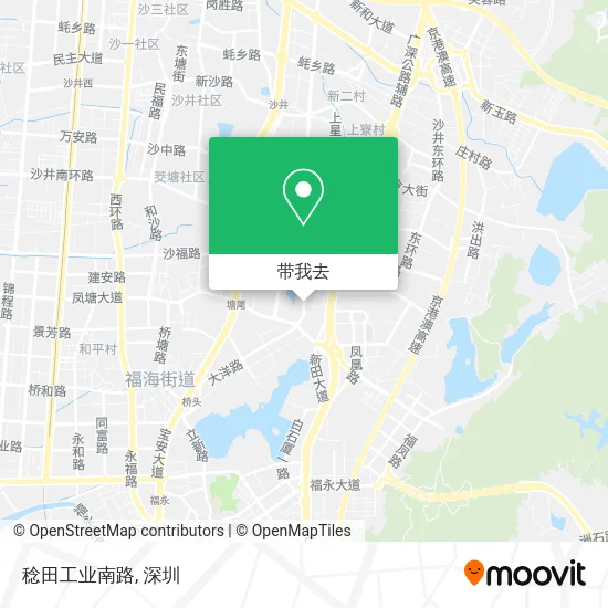 稔田工业南路地图