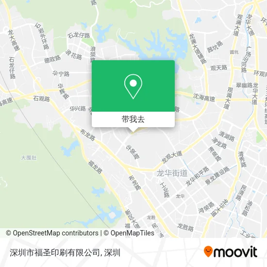 深圳市福圣印刷有限公司地图