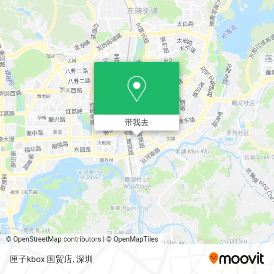 匣子kbox 国贸店地图