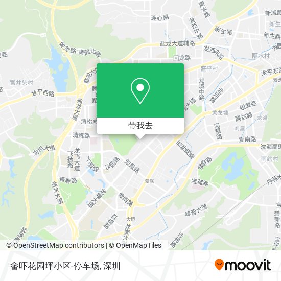 畲吓花园坪小区-停车场地图