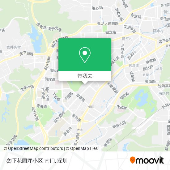 畲吓花园坪小区-南门地图