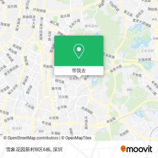 雪象花园新村B区6栋地图