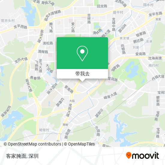 客家腌面地图