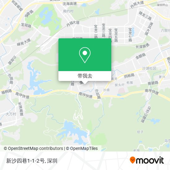新沙四巷1-1-2号地图