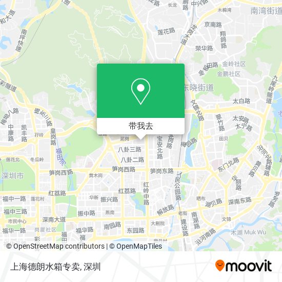 上海德朗水箱专卖地图