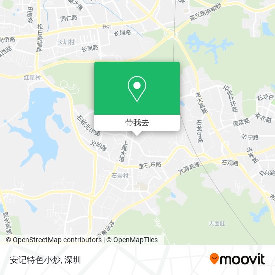 安记特色小炒地图