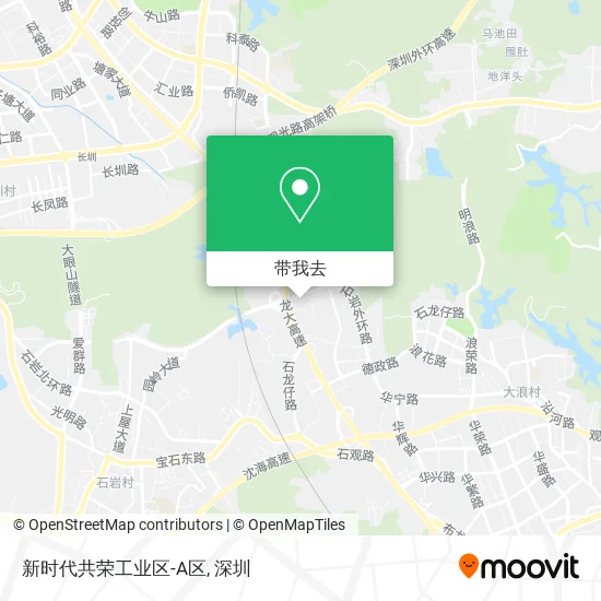 新时代共荣工业区-A区地图