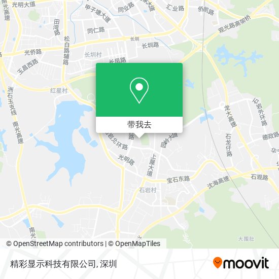 精彩显示科技有限公司地图