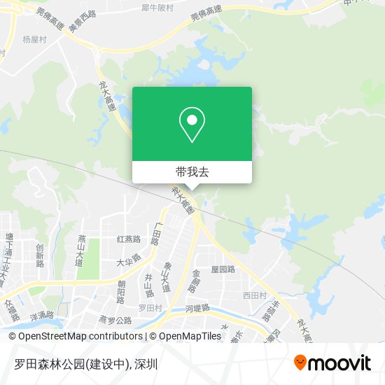罗田森林公园(建设中)地图