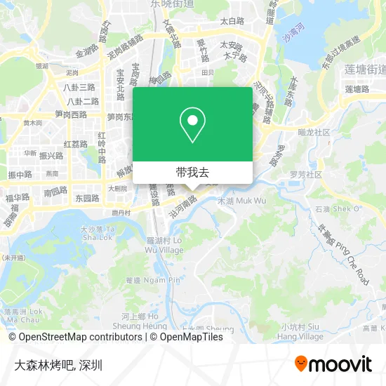大森林烤吧地图