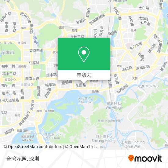 台湾花园地图