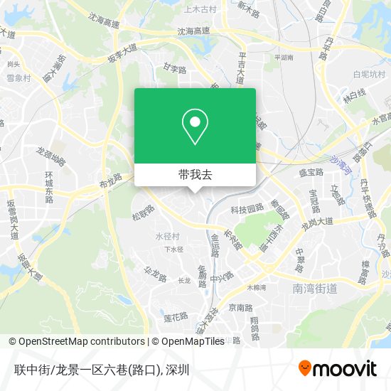 联中街/龙景一区六巷(路口)地图