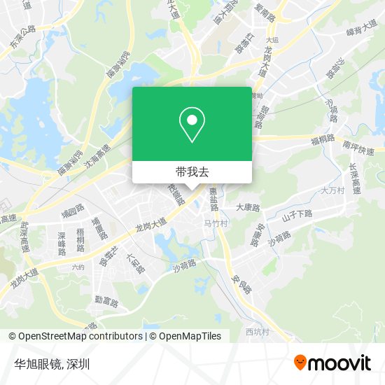 华旭眼镜地图