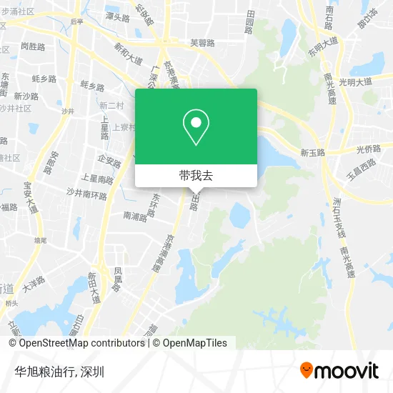 华旭粮油行地图