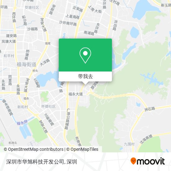 深圳市华旭科技开发公司地图