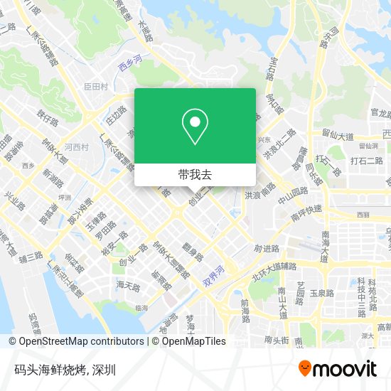 码头海鲜烧烤地图