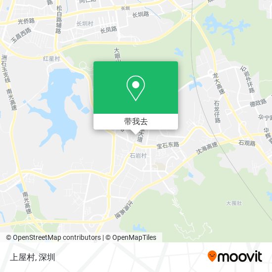 上屋村地图