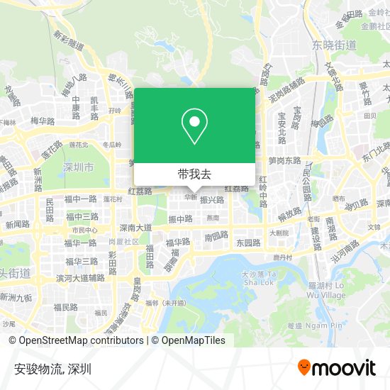 安骏物流地图