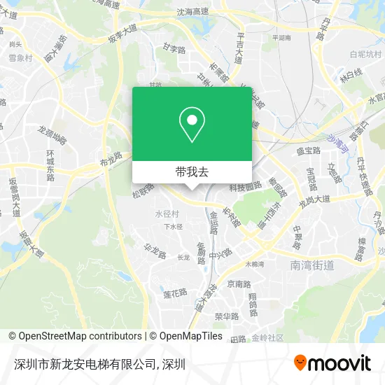 深圳市新龙安电梯有限公司地图