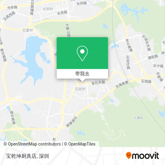宝乾坤厨具店地图