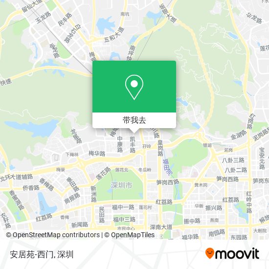 安居苑-西门地图
