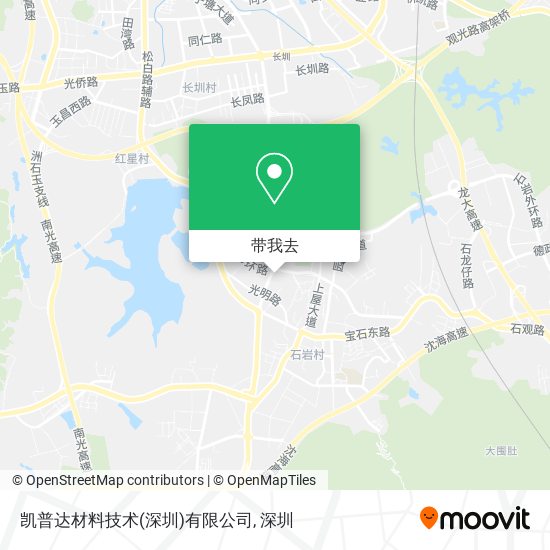 凯普达材料技术(深圳)有限公司地图