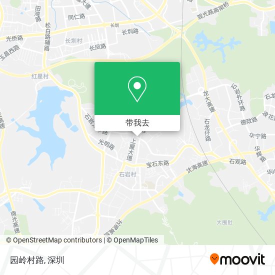 园岭村路地图