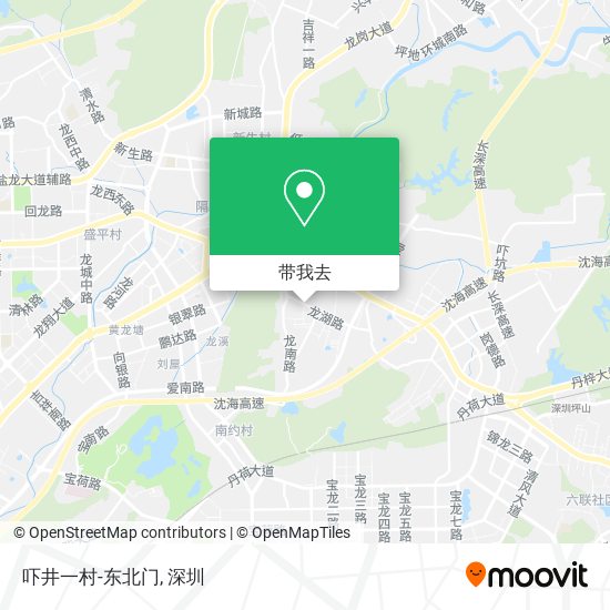 吓井一村-东北门地图
