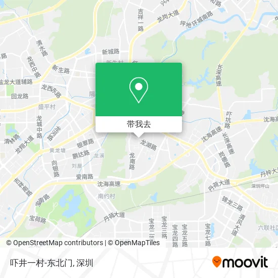吓井一村-东北门地图