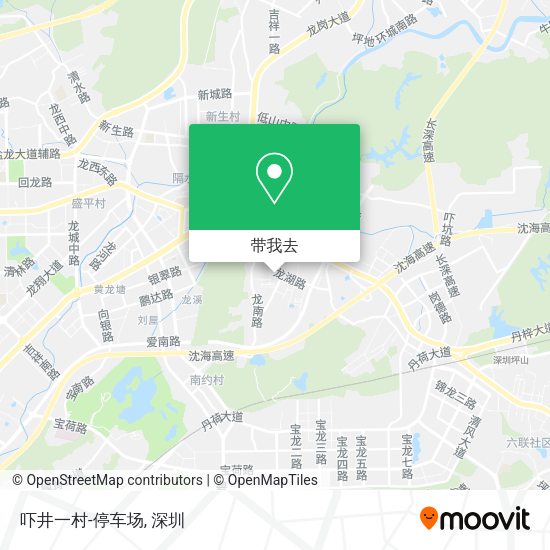 吓井一村-停车场地图