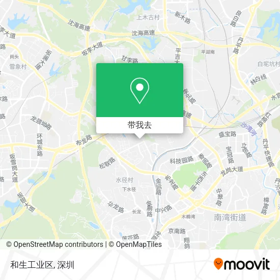 和生工业区地图