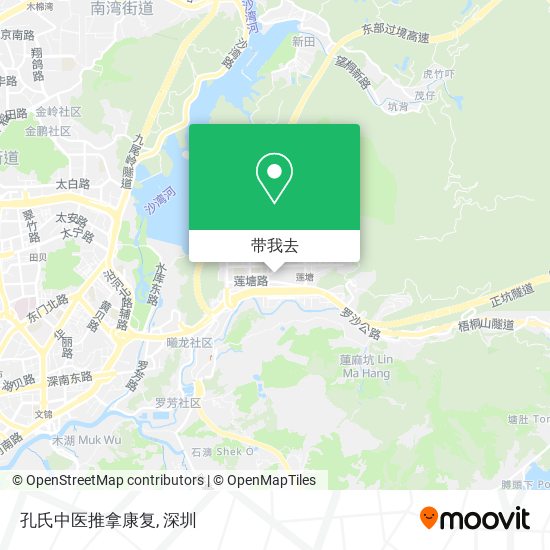 孔氏中医推拿康复地图