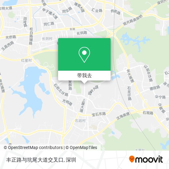 丰正路与坑尾大道交叉口地图