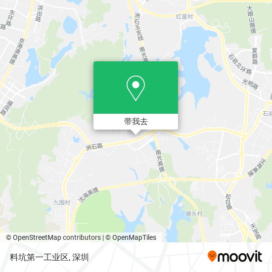 料坑第一工业区地图