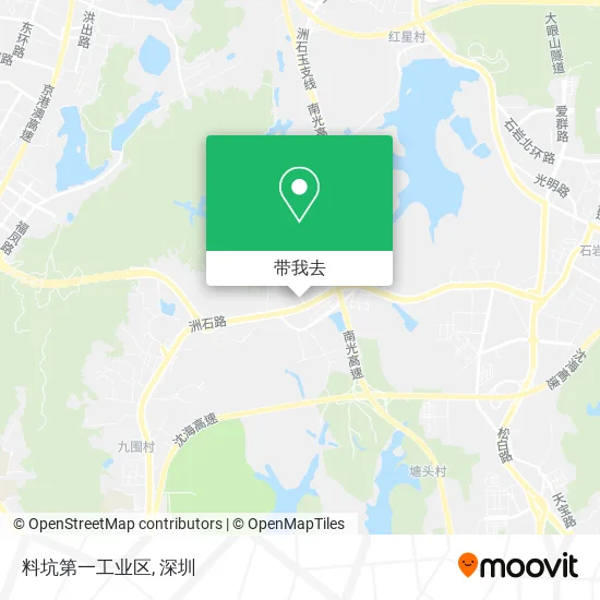 料坑第一工业区地图