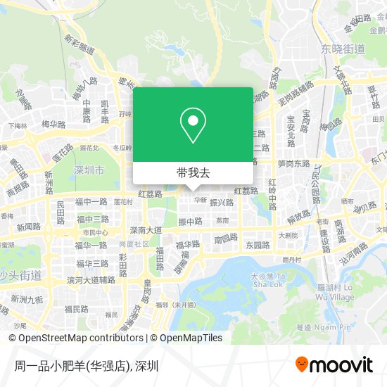 周一品小肥羊(华强店)地图