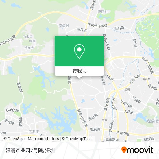 深澜产业园7号院地图