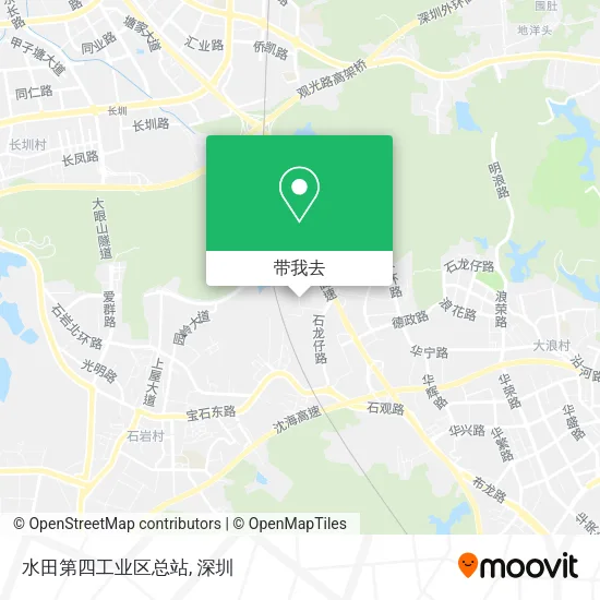 水田第四工业区总站地图