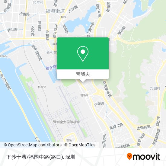 下沙十巷/福围中路(路口)地图