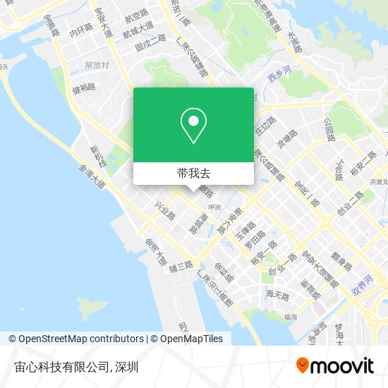 宙心科技有限公司地图