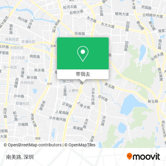 南美路地图