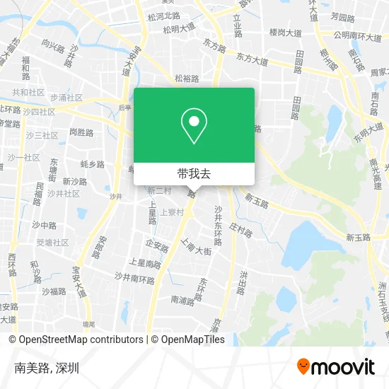南美路地图