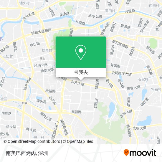 南美巴西烤肉地图